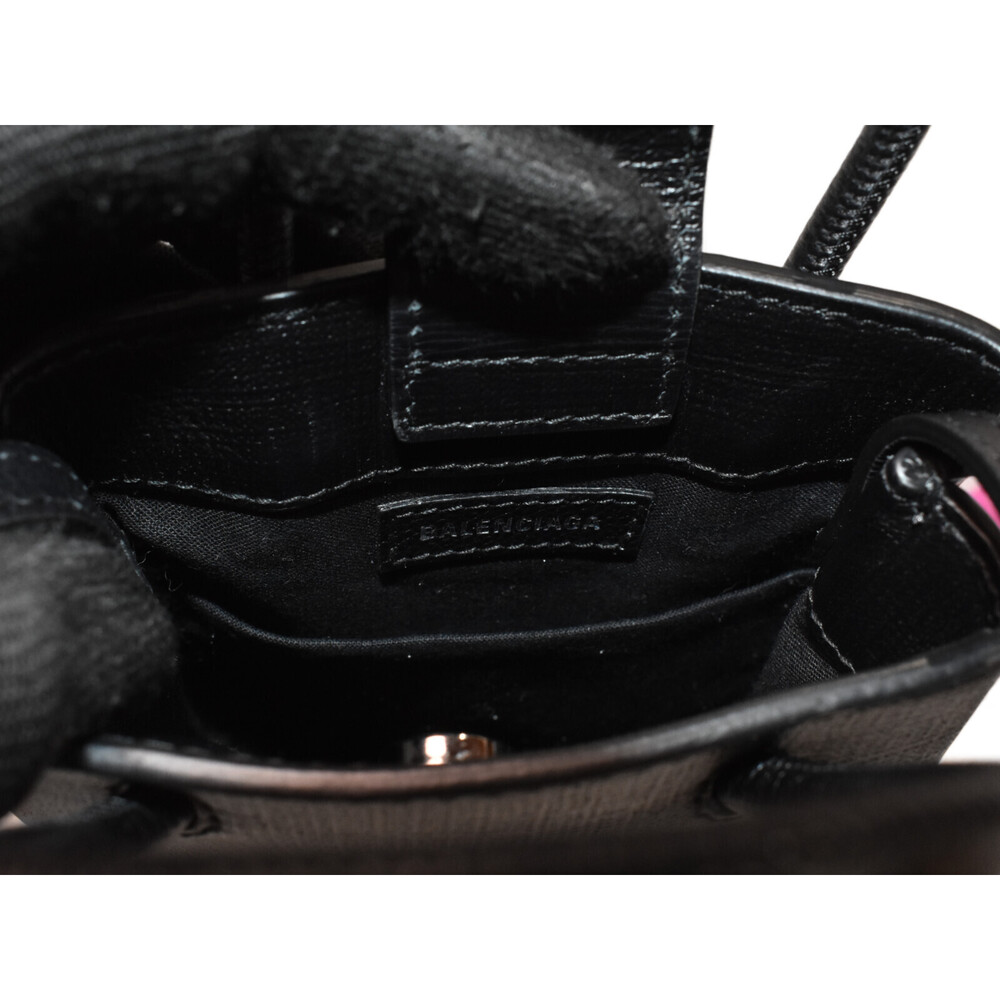 Balenciaga Leather Shoulder Crossbody Shopping Classic Bag Black - Picture 6 of 7